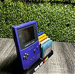  Βάση για GameBoy Color και 5 κασέτες - 3D Printed - 3D Εκτυπωμένο (GB Color Stand/Holder)