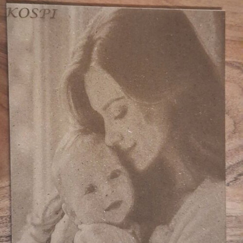 Laser Engraved Photo on Wood 35×25×0.8 cm new