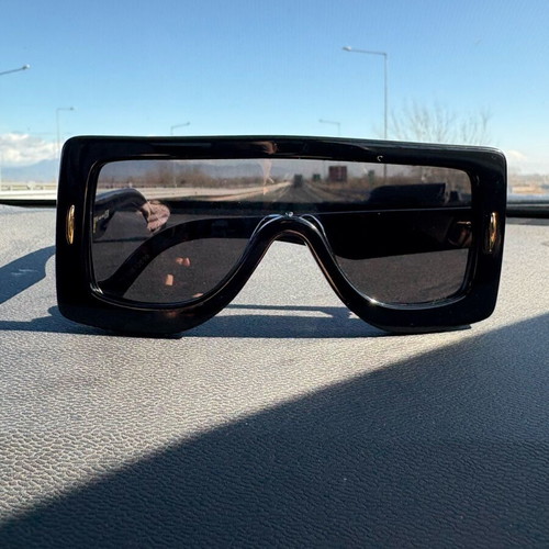 Loewe sunglasses used, black mask statement