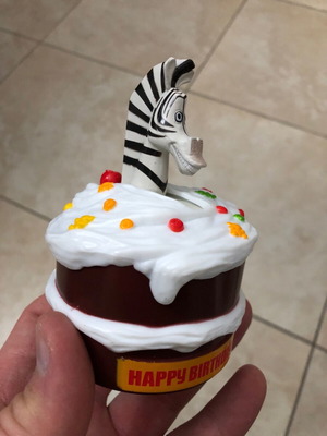 Madagascar Μάρτι η Ζέβρα Happy Meal Toys μεταχειρισμένο 10 cm