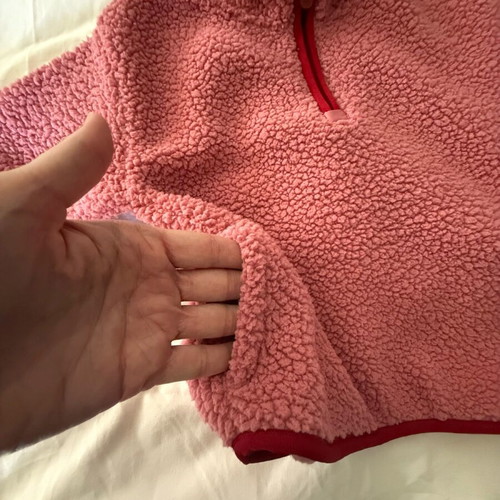 Gap fleece sweatshirt for girl 5 years pink like new, warm