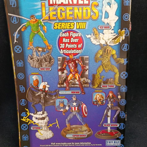 Iron Man βιβλίο αφίσα Marvel Toybiz 2004