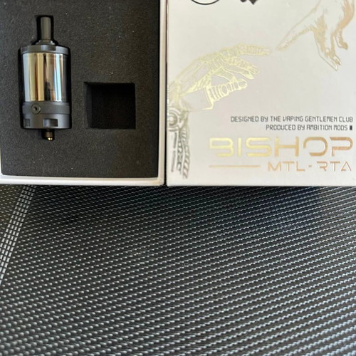 Bishop MTL RTA Ambition Mods used, black steel