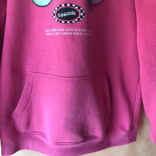 Bershka pink hoodie like new, size M