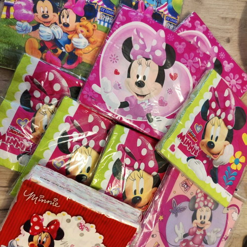 Minnie Mouse napkins new, pack of 188 pieces