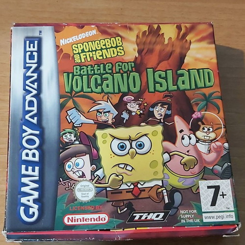 Gameboy Advance Spongebob Battle For Volcano Island μεταχειρισμένο