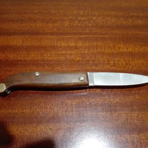 Traditional folding knife De Agostini collection like new with wooden handle