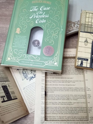 Sherlock Holmes The Case of the Priceless Coin mystery board game used