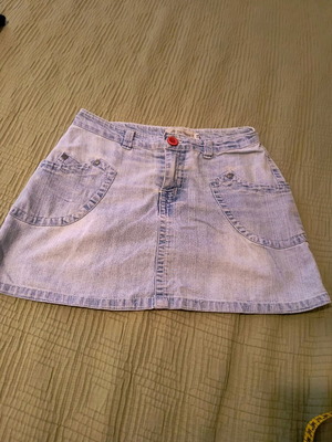 Datersky denim mini skirt like new, blue, short