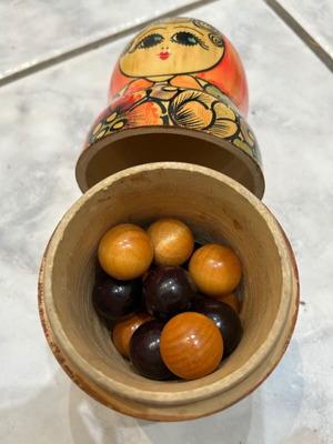 Matryoshka with balls used