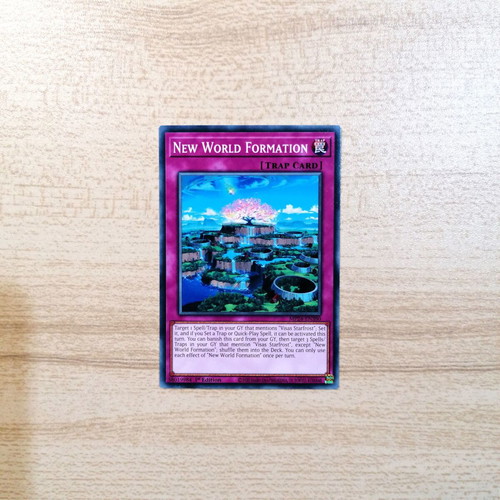 Yu-Gi-Oh! New World Formation Trap Card 1st Edition 2024 Near Mint