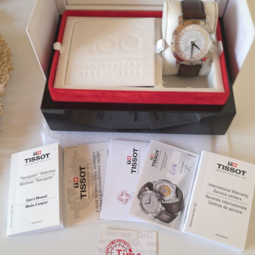 Tissot Heritage Navigator GMT Automatic watch like new, silver