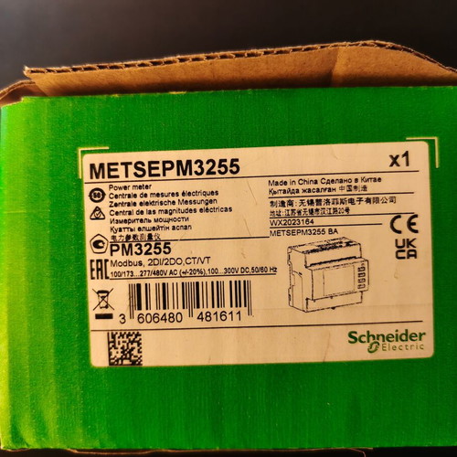 Schneider Electric PowerLogic PM3255 with CT 150/5A