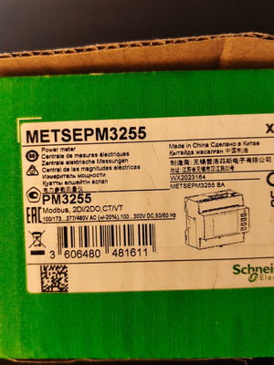Schneider Electric PowerLogic PM3255 with CT 150/5A