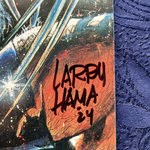 Sabretooth limited series 4 issues used with Larry Hama signature