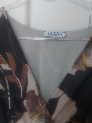 Attrattivo dress in earthy tones, long with short lining, like new