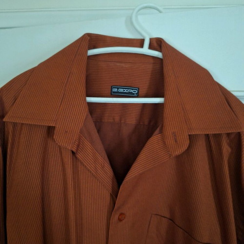 Men's shirt brick red like new, size XL