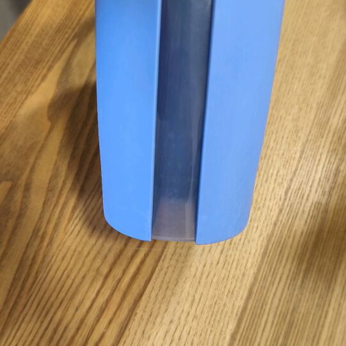 Tupperware storage container 1.6 L like new, purple with green lid