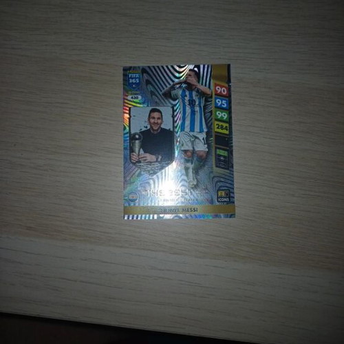 Lionel Messi PS9 collectible card new