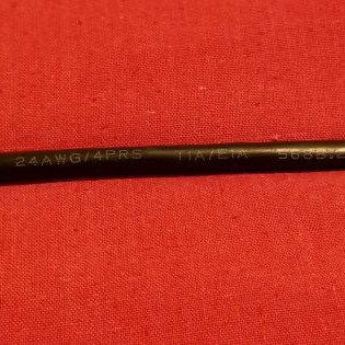 Cabletech Technology AWM 2835 5E UTP TIA/EIA-568B.2 CM 2PR used