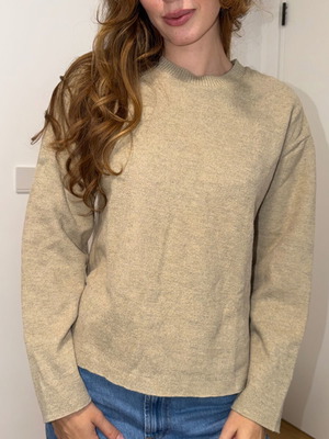 Beige sweatshirt Zara like new, size S