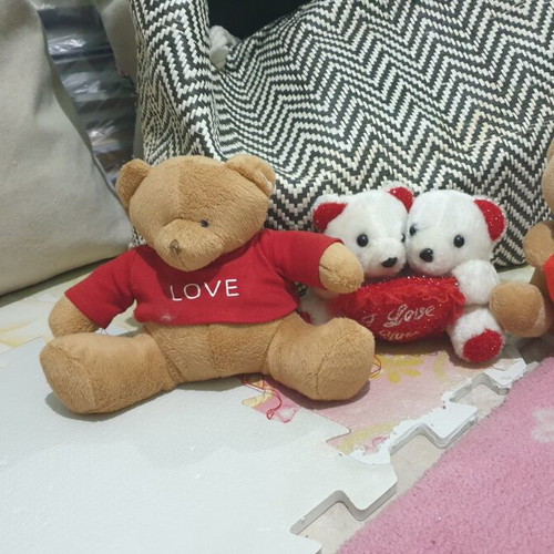Love Plush Bears like new, all together
