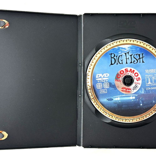 Big Fish DVD used with Greek subtitles, fantasy social drama