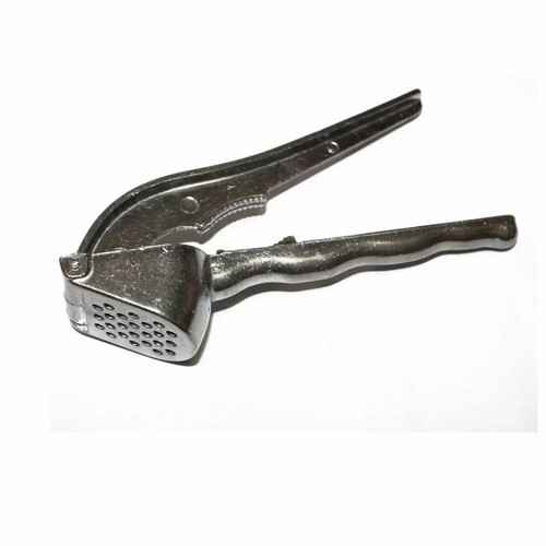 Garlic press new, metal with nutcracker compartment 15cm