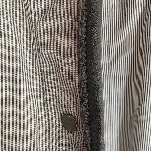 Cotton striped shirt Fidele like new, white and gray, XL