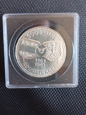Austrian Silver Coin 50 Schilling 1963 Silver 900 New