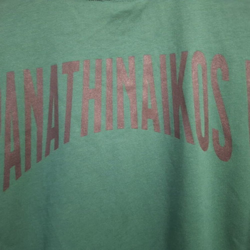 Panathinaikos BC Adidas Essentials Linear Single Jersey Tee new, authentic