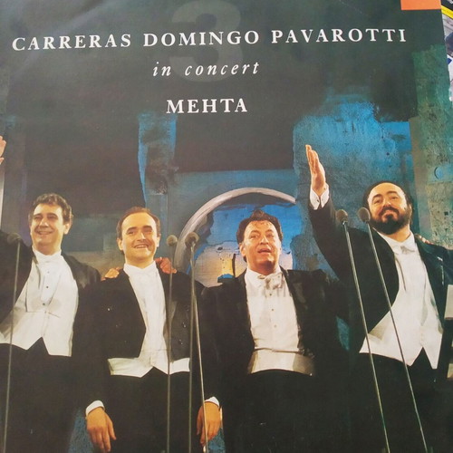 Carreras Domingo Pavarotti vinyl records used, classical