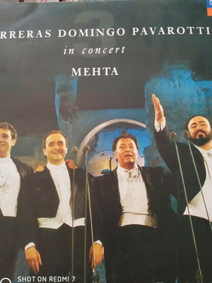 Carreras Domingo Pavarotti vinyl records used, classical
