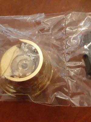 Zogometal rosette gold for 35mm curtain rod new