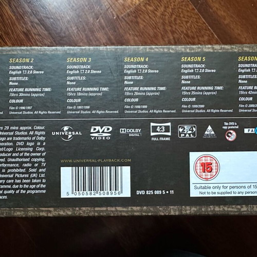 Xena: Warrior Princess DVD like new, complete series on 36 discs