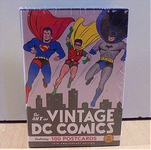 DC Comics επετειακή συλλογή 100 καρτ ποστάλ για τα 75 χρόνια της DC