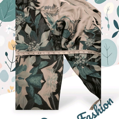 Adidas Originals x The FARM Company Floral Track Jacket used, multicolor turquoise