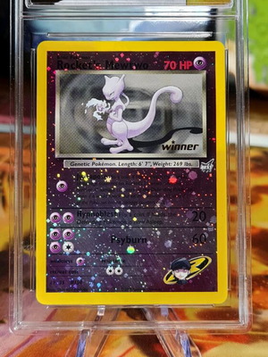 Rocket's Mewtwo Winner 2003 Card new, Best of Game Pokemon
