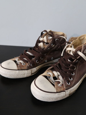Converse All Star παπούτσια μεταχειρισμένα, καφέ-μπεζ old school