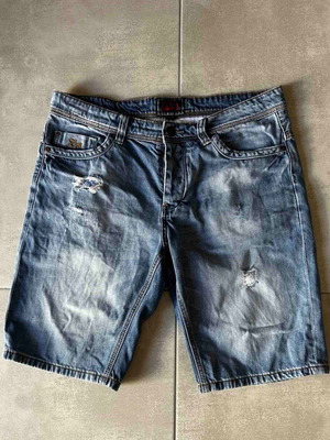 Zakcret denim bermuda size 34 like new