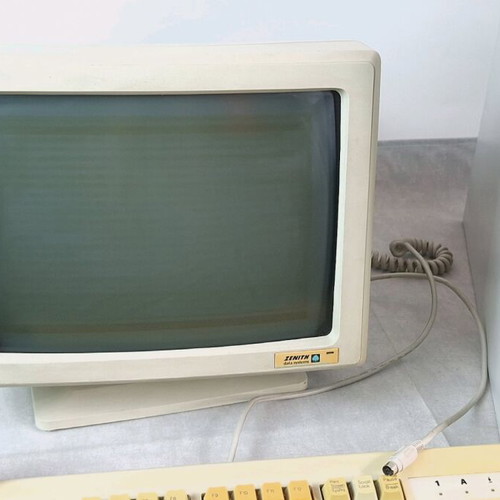Vintage Zenith Data Systems Z-Server EL computer set used