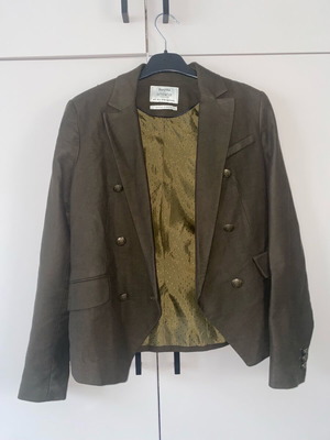 Bershka jacket small khaki like new