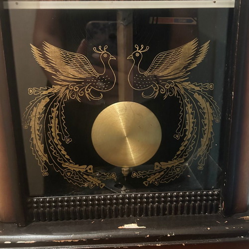 Lava 31-day mechanical wall clock, retro