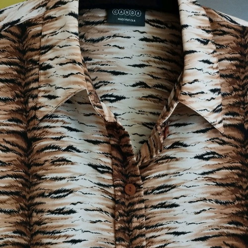 Canda women's shirt with animal print used, size 40/42