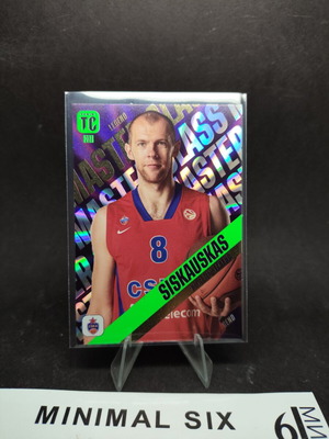 Ramunas Siskauskas Panini Top Class Euroleague collectible card like new