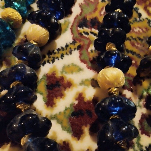 Murano decorative table worry beads set of 4 new