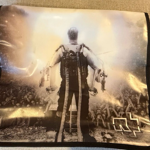 Rammstein shoulder bag like new, black