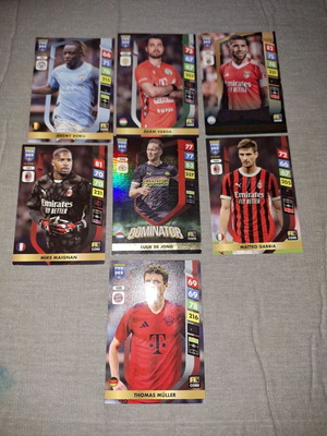 Κάρτες Panini Fifa 365 Adrenalyn 2025 σαν καινούργιες, πακέτο 7 τεμαχίων