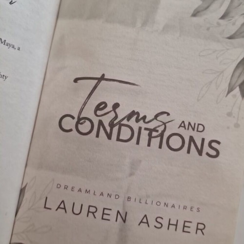 The Fine Print and Terms and Conditions books new, Dreamland Billionaires series by Lauren Asher