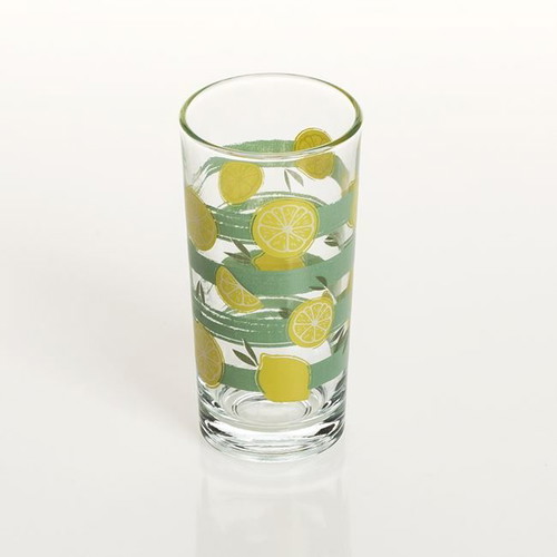 Lemons water glasses new, set of 6 pieces 250ml